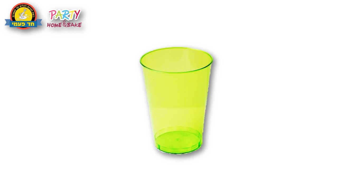 כוסות קריסטל קשיח - ירוק