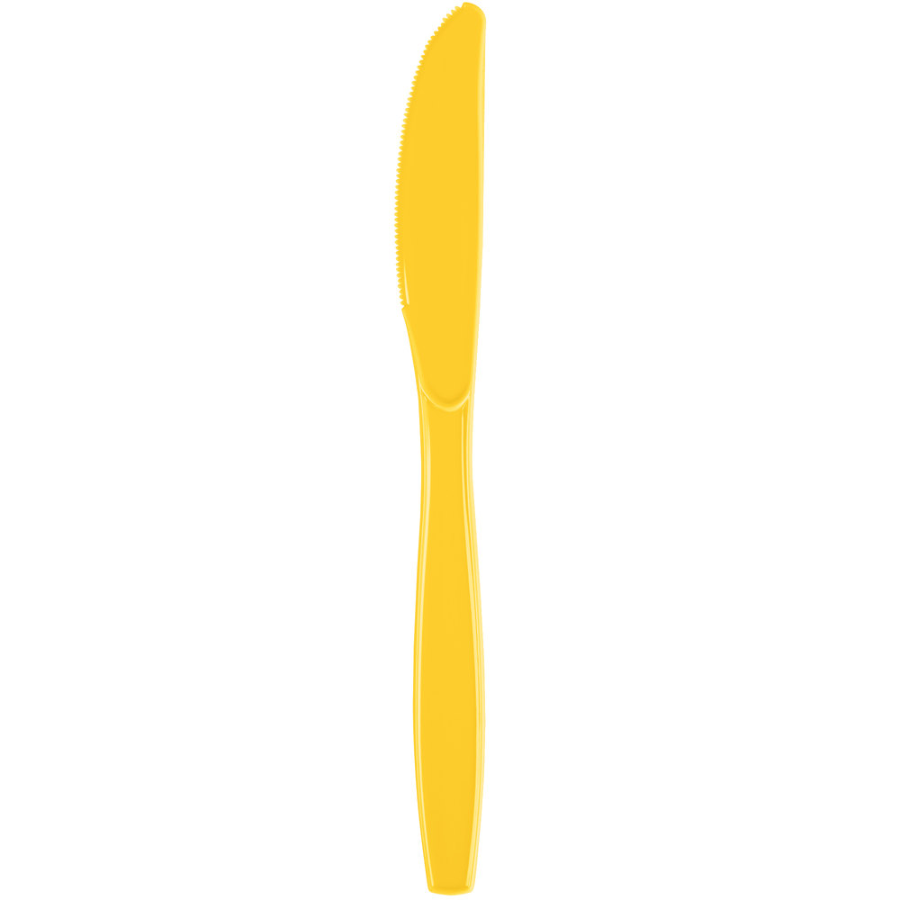 סכין קשיח - צהוב